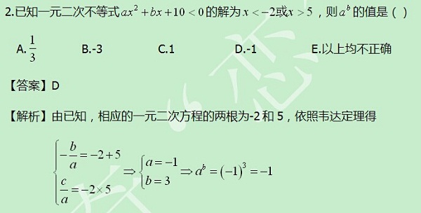 【太奇MBA 2014年8月14日】MBA數學每日一練 解析